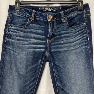 American Eagle Super Low Jegging 10 Long Super Stretch